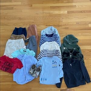 Boys 3t lot of 18 pieces bundle plus Crocs